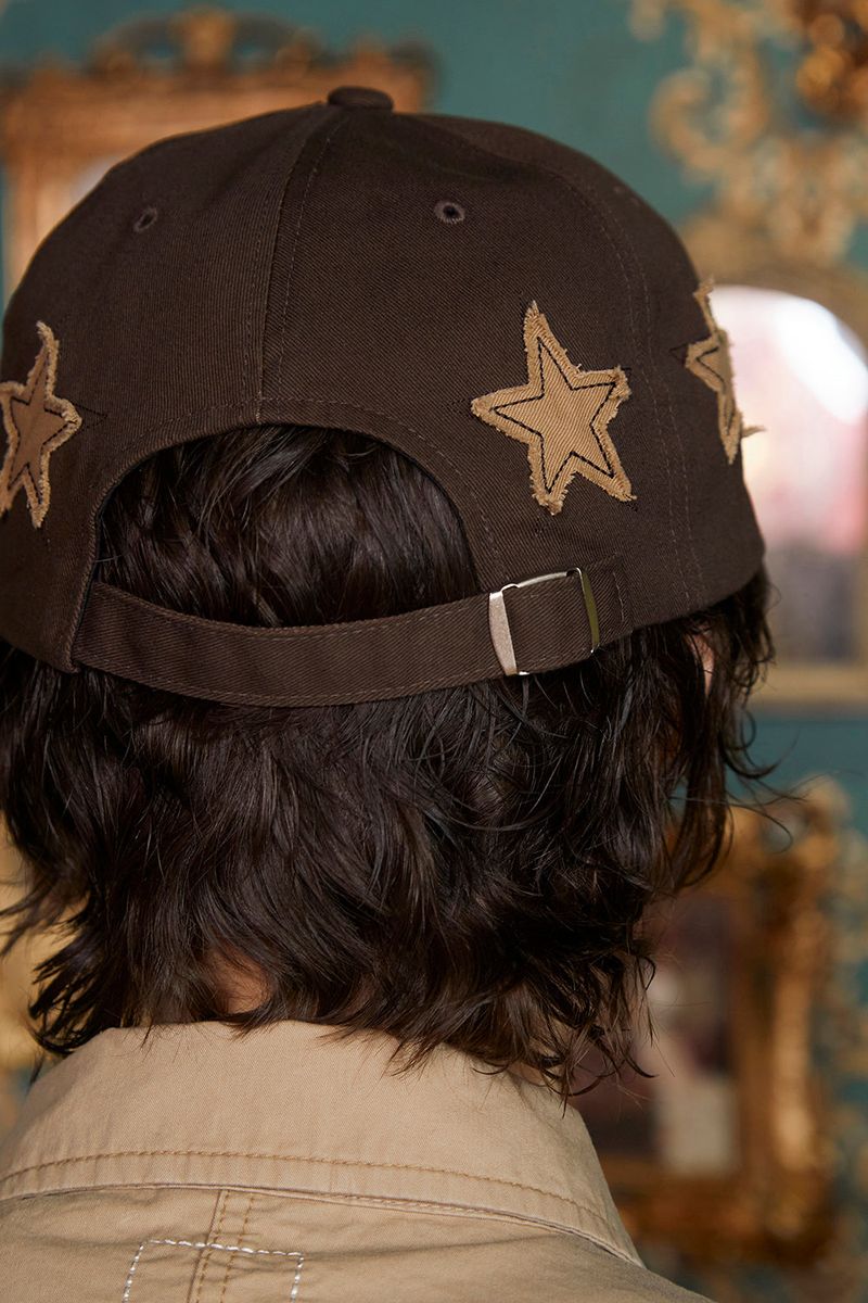 LOGO STAR CAP / BROWN