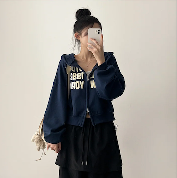 Log banding layered pocket skirt pants