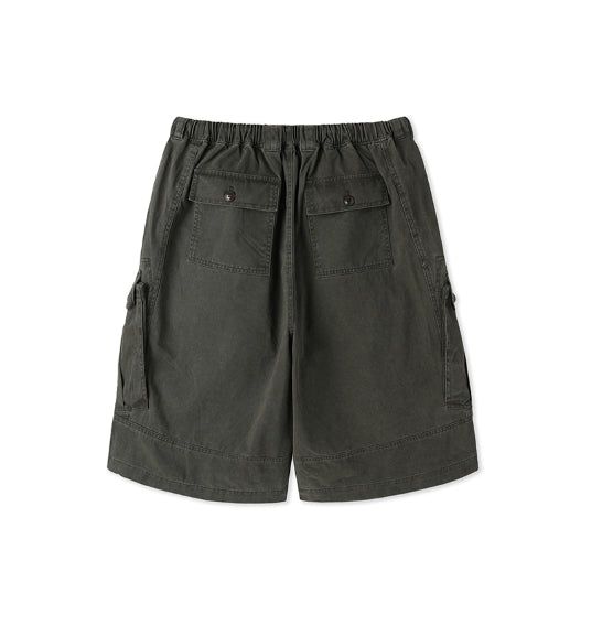 Keshi Pigment Washed Cargo Bermuda Shorts