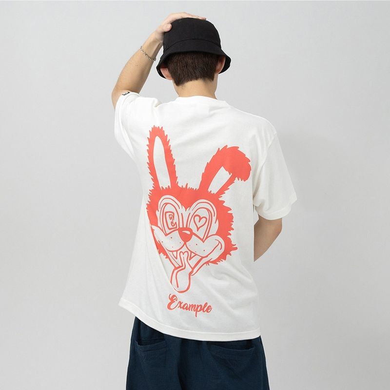 EXAMPLE（エグザンプル）の「EXAMPLE ラビット半袖Tシャツ（トップス）」