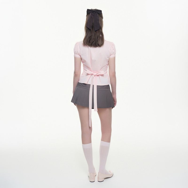 Classic Lace Blouse - PINK