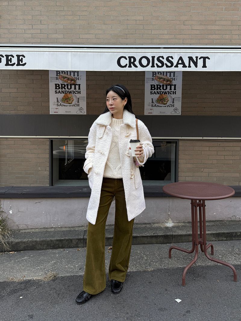 [MADE] ROIT WOOL ALPACA HANDMADE SHEARLING KARA COAT