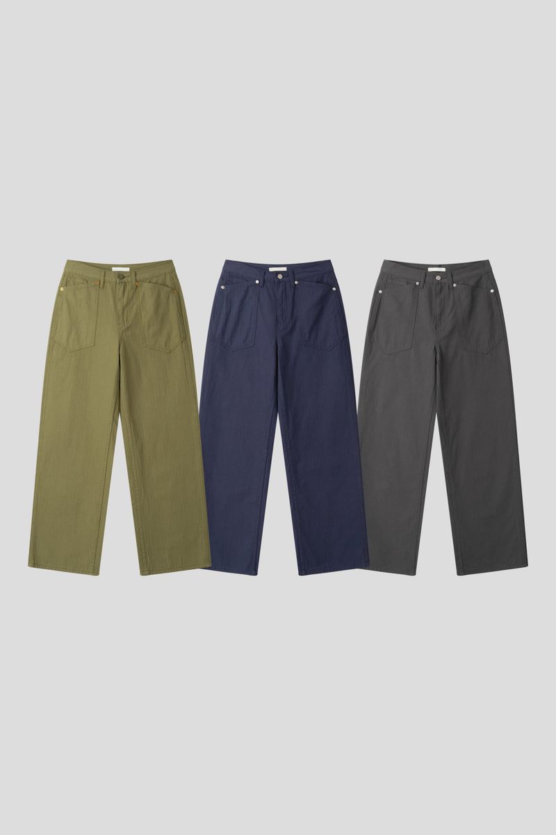 (W) Soke Herringbone Pants