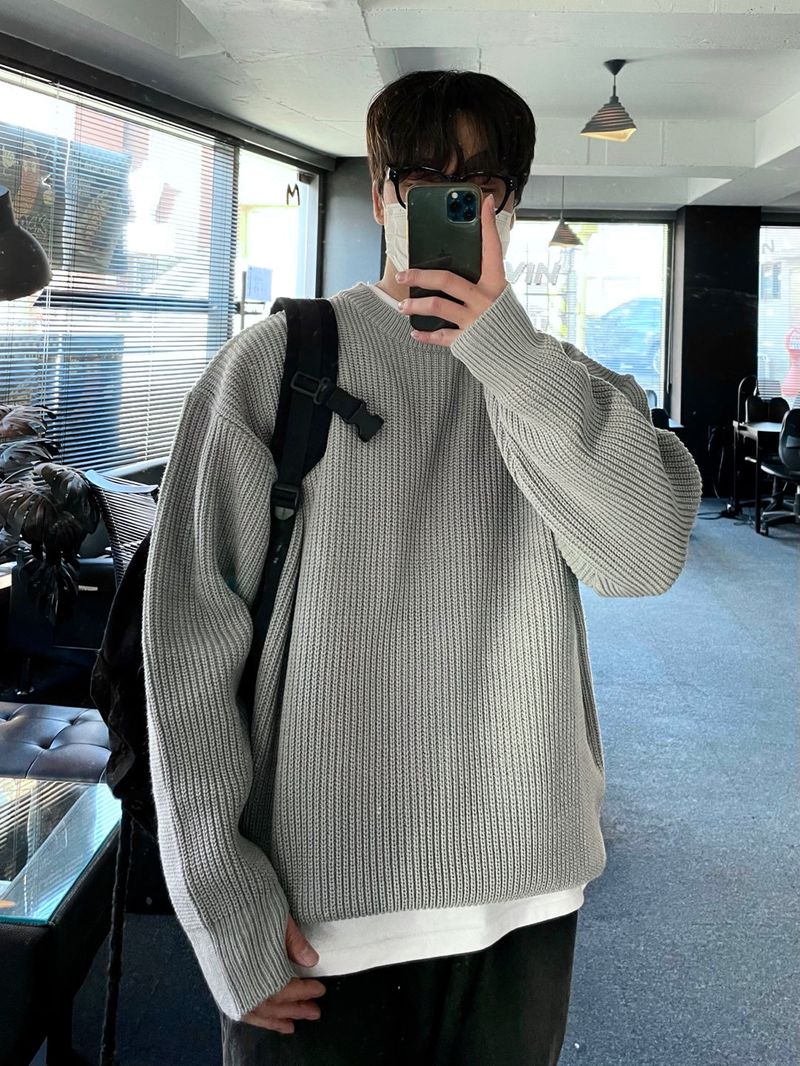 CLO WARMER ROUND KNIT(4COLOR)