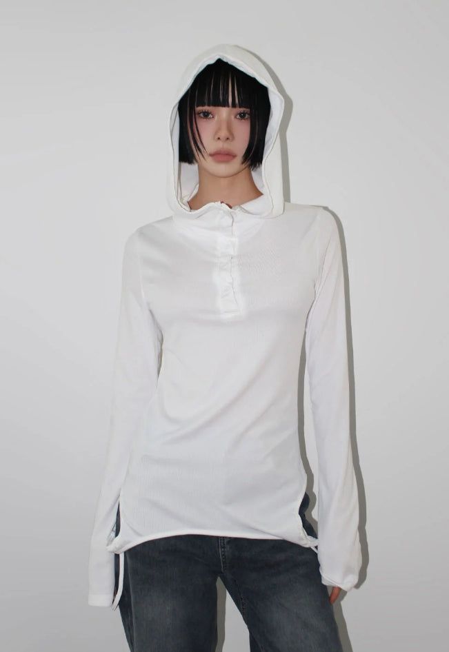 AAKE(アケ)の「SIDE LOOP HOOD LONGSLEEVE(Tops)」