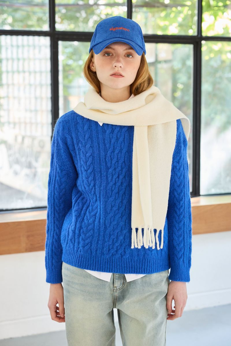 JUICY ROUND KNIT / BLUE