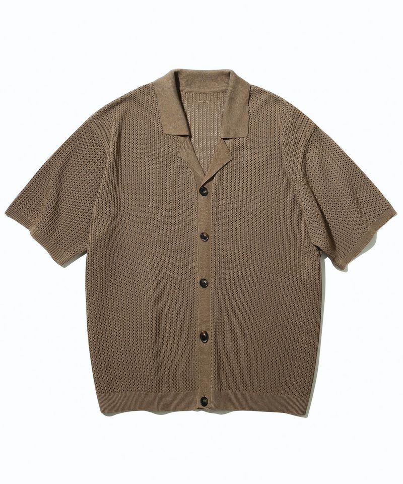 TRIP LE SENS（トリプルセンス）の「Washable Cruise Mesh Cardigan Knit_Brown  （）」