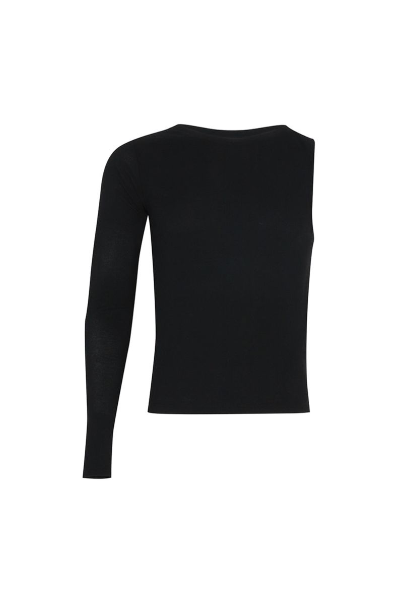 JIMINLEE(ジミンリ)の「ONE SLEEVE BASIC T-SHIRT BLACK(Tops)」