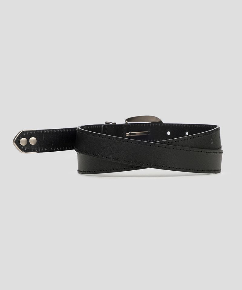 Cow leather western belt