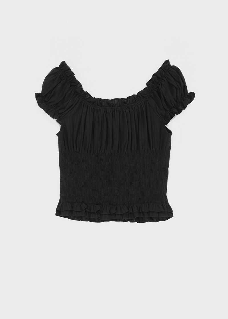 [MADE] Heriki Two-Way Frill Blouse
