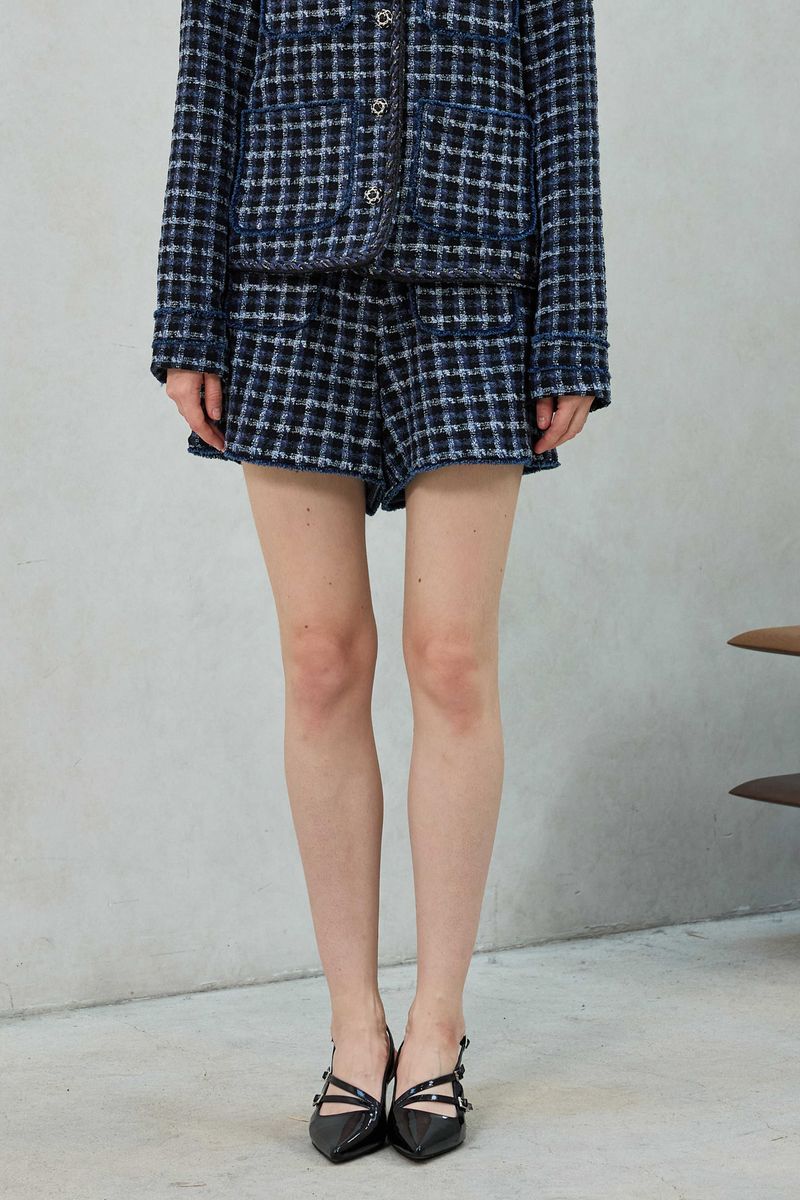 ARIKIM（アリキム）の「COMELY TWEED SHORTS PANTS / BLACK（Pants）」