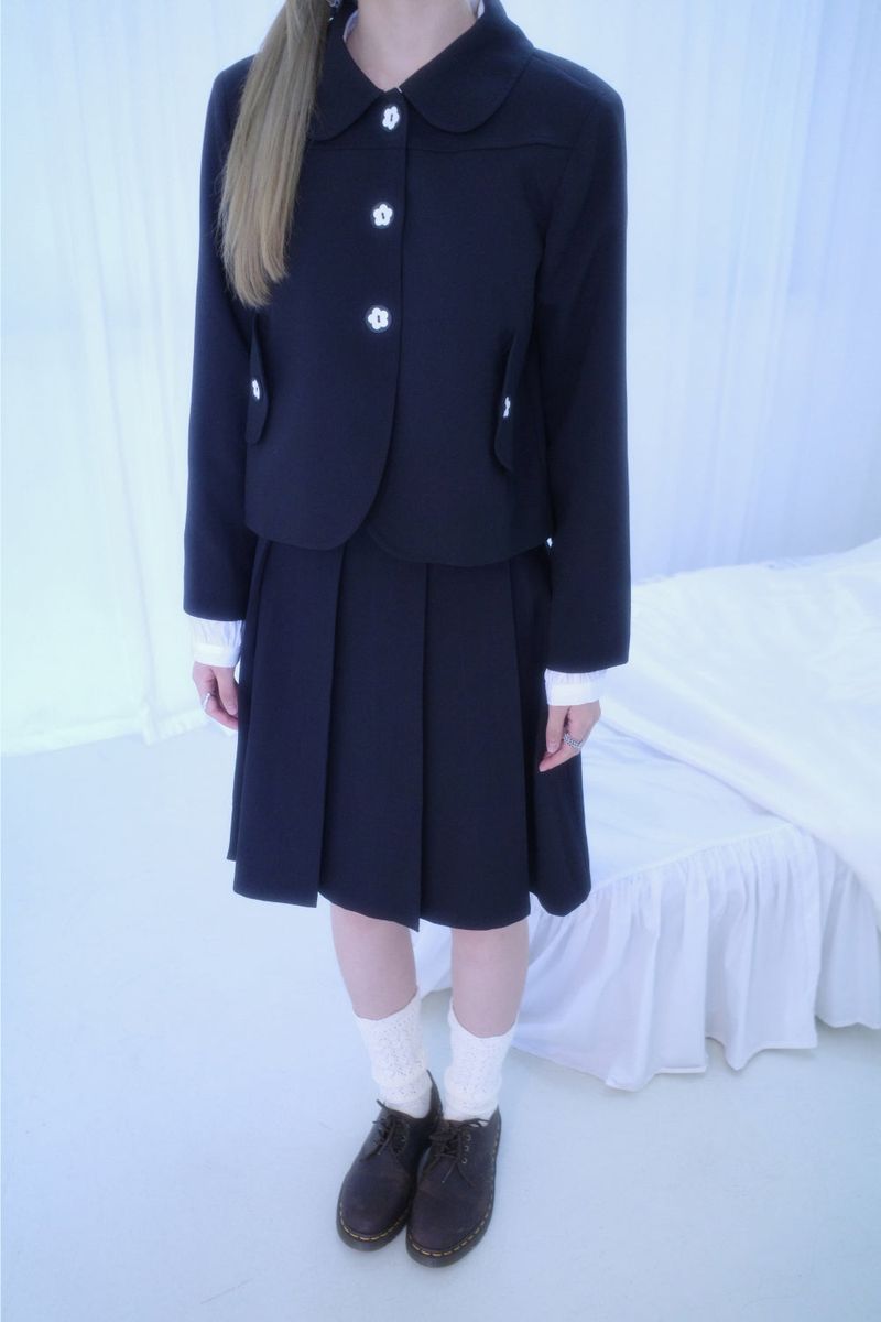 Mori knit knee socks (2color)