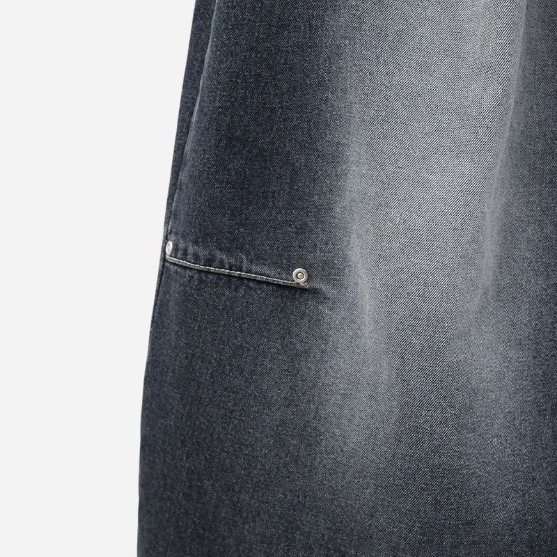 Dot Brush Denim Pants