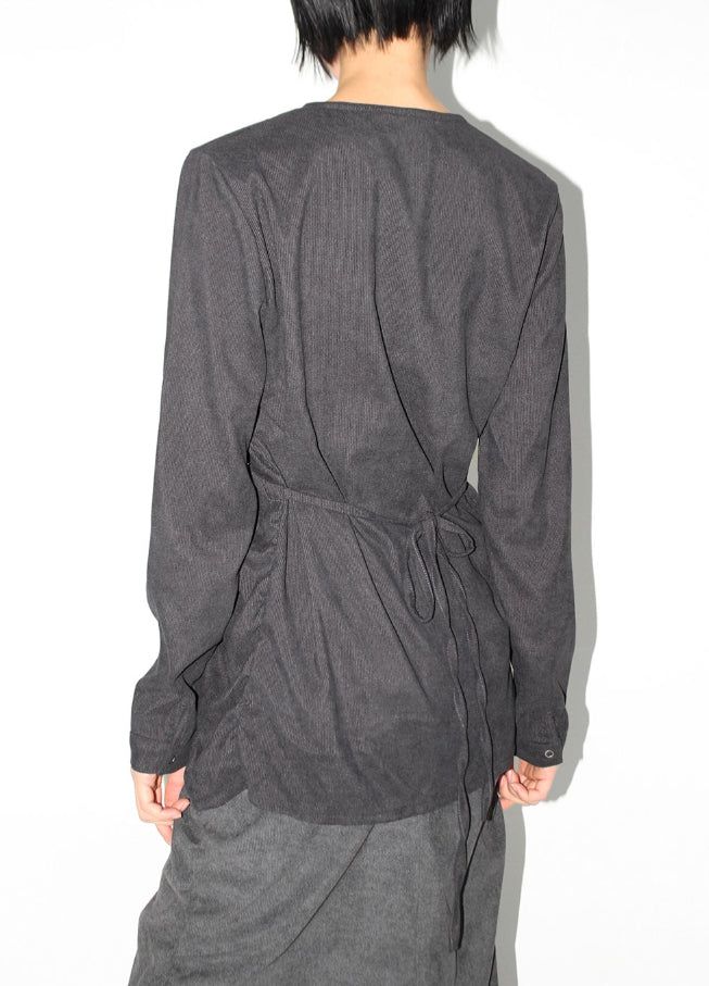 SHIRRING STRAP BLOUSE