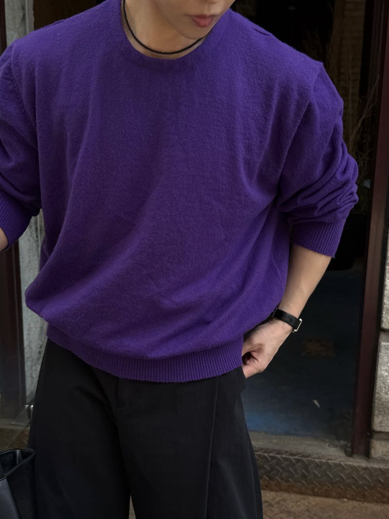 Fade cooling round knitwear