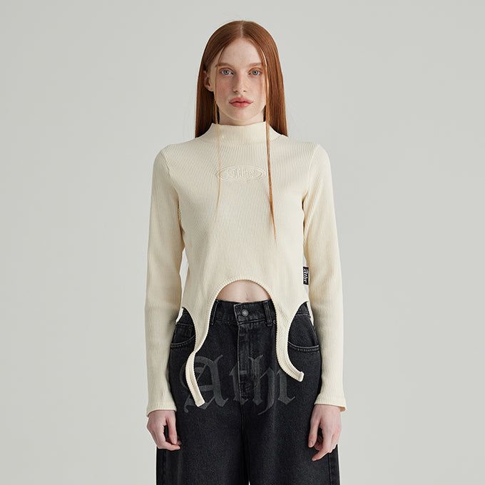 ANDTHEOTHER(アンドジアザー)の「IVORY HEM VARIATION LONG SLEEVES T-SHIRT(Tops)」