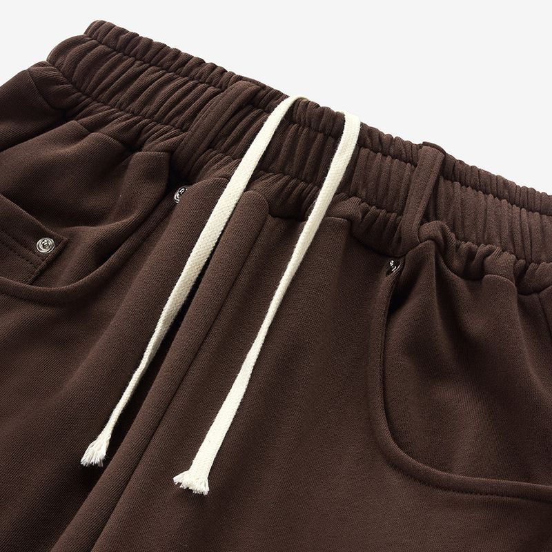 Jean Pocket Wide Pants Brown