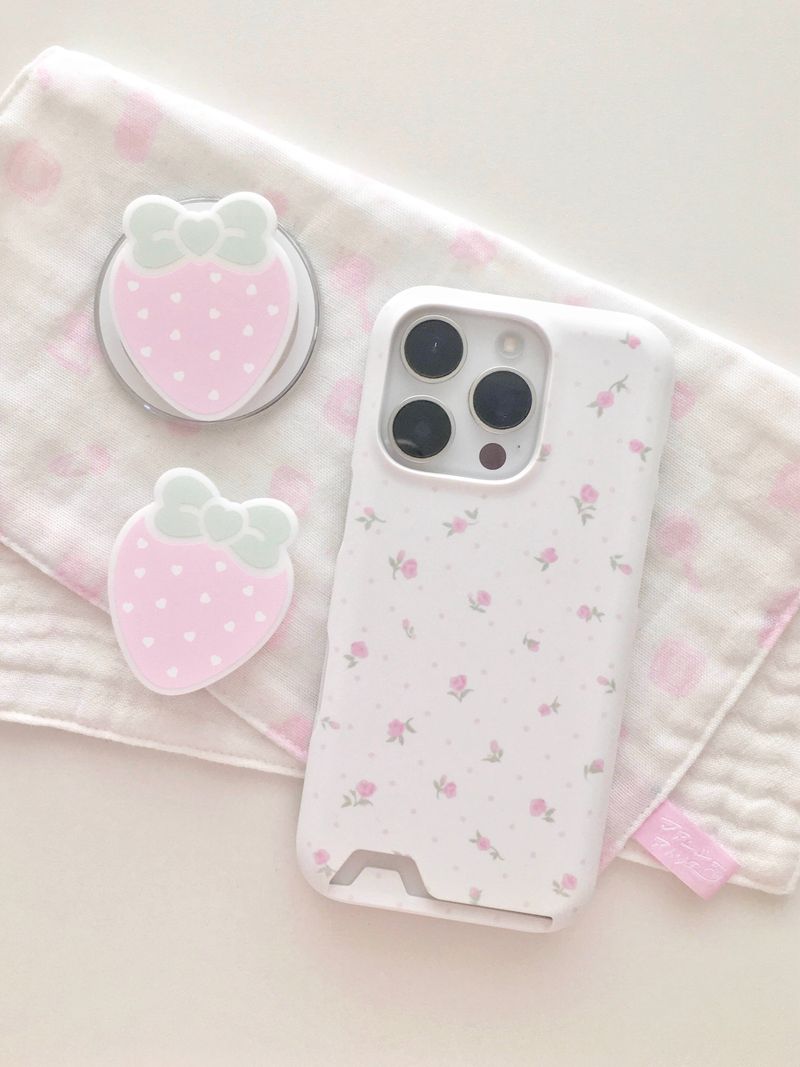 Dot Rose Card Poket Case