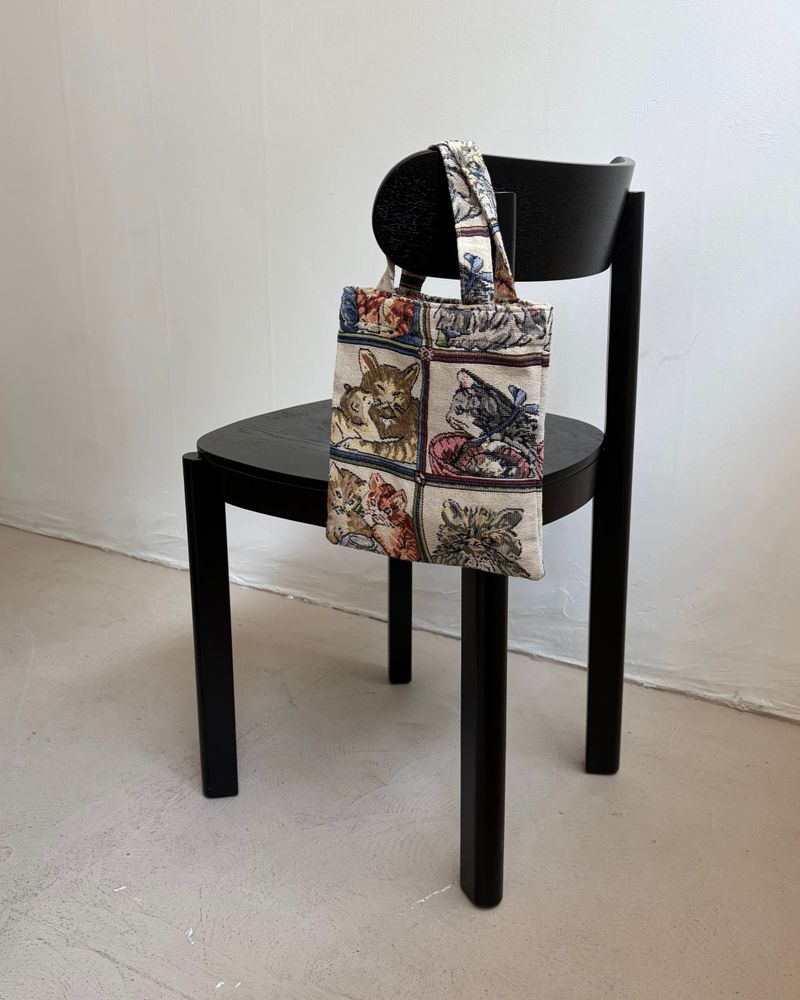 Jacquard Kitten Bag