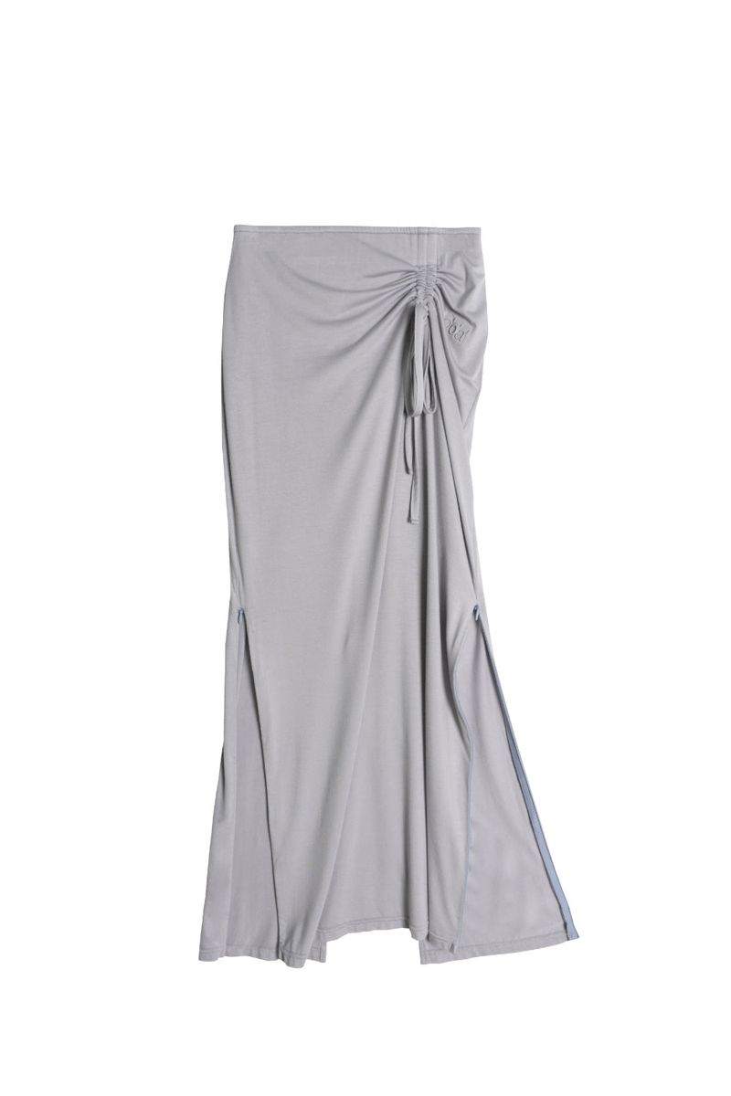 DESERT SHIRRING SLIT SK GREY