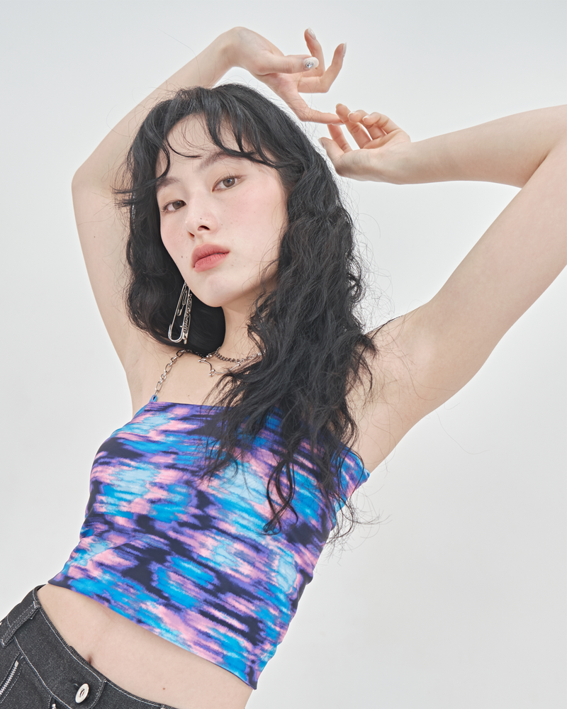 WIM(ダブリューアイエム)の「PAINTING CHAIN CROP-T(Tops)」