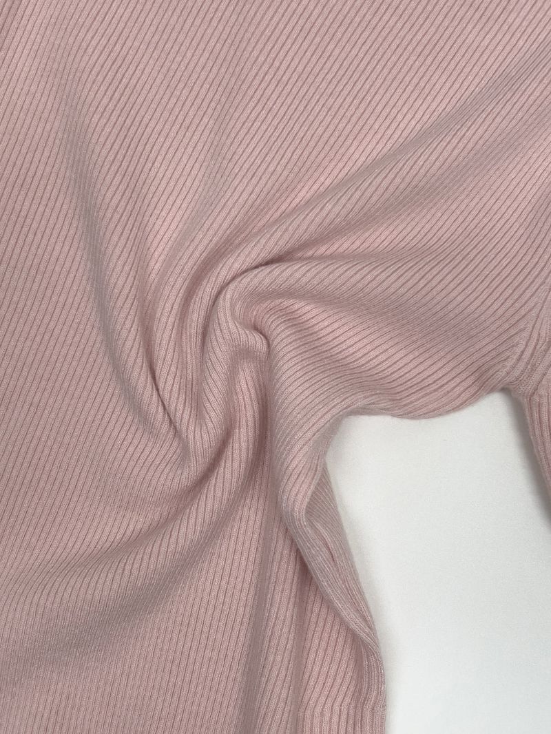 Ruby Unbalanced Ribbed T-shirt