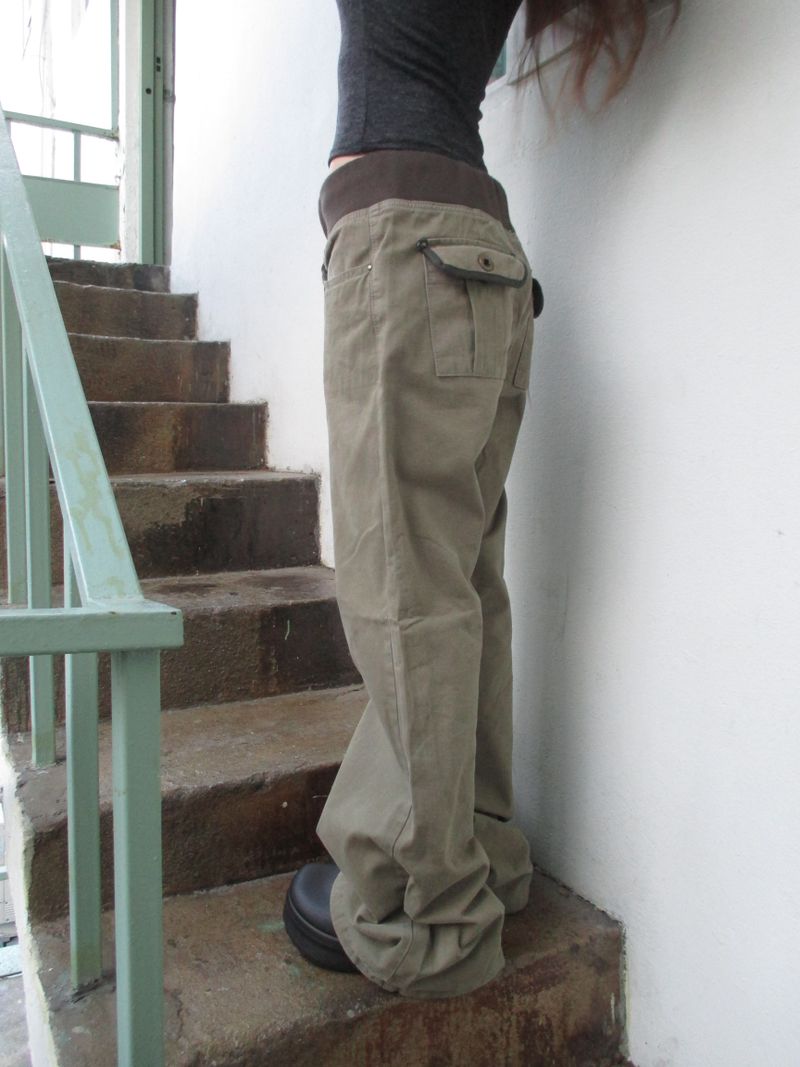 ツートーンルーズパンツ