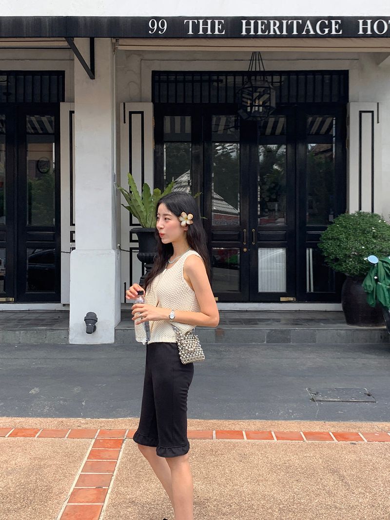 [MADE] LUBO FRILL BIKER PANTS