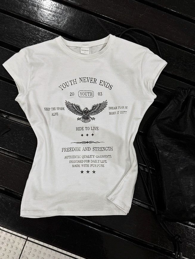 26SS★ [MADE] Vintage Western Slim Tee