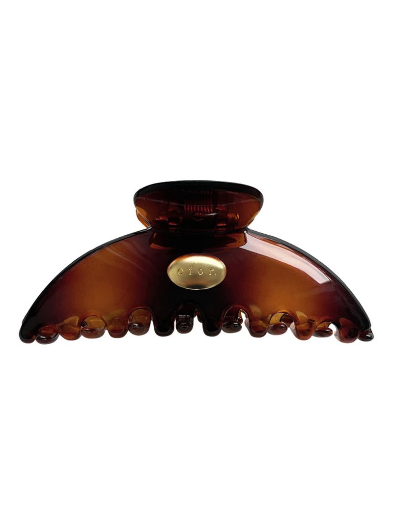 Logo Button Hair Clip L