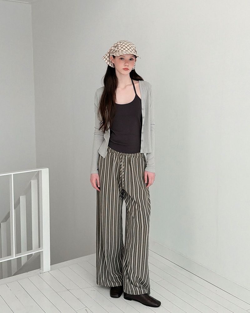 [ORIGINAL] Radi Stripe Summer Two-Way Pants