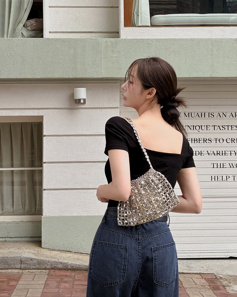 Nafiron Metal Shoulder Bag