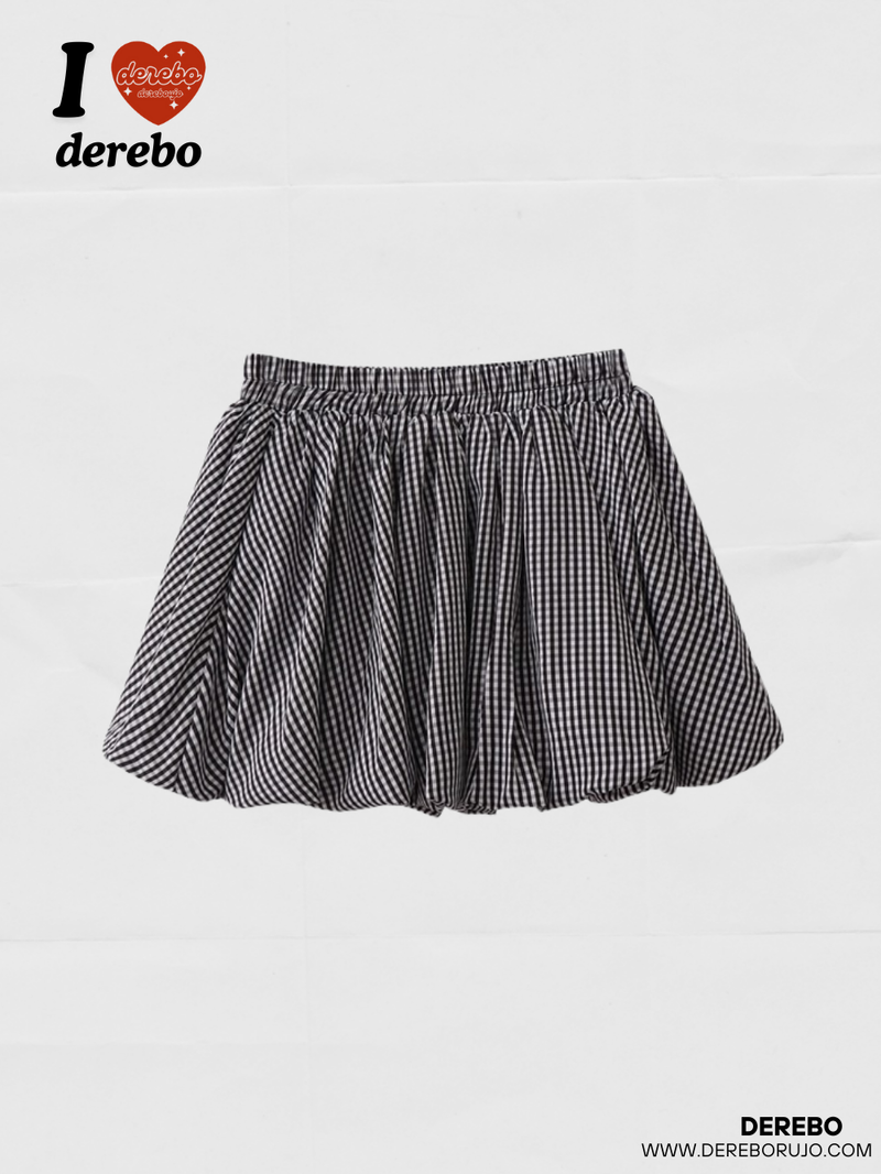 A-line pumpkin pocket mini skirt