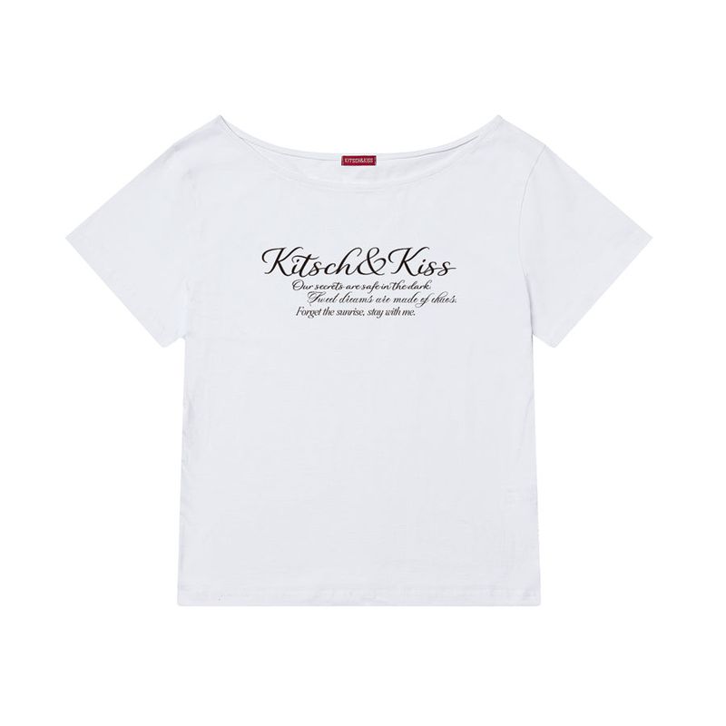 SECRET ONE-SHOULDER T-SHIRT (SSDKNK-109)