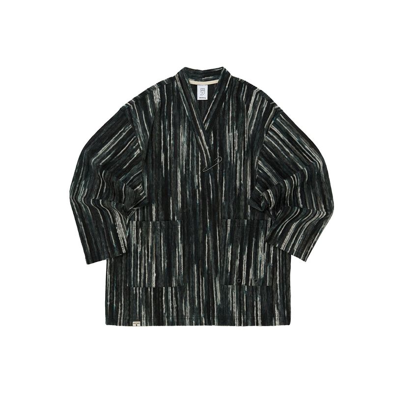 PIN. BOHEMIAN HERITAGE CARDIGAN (Black)