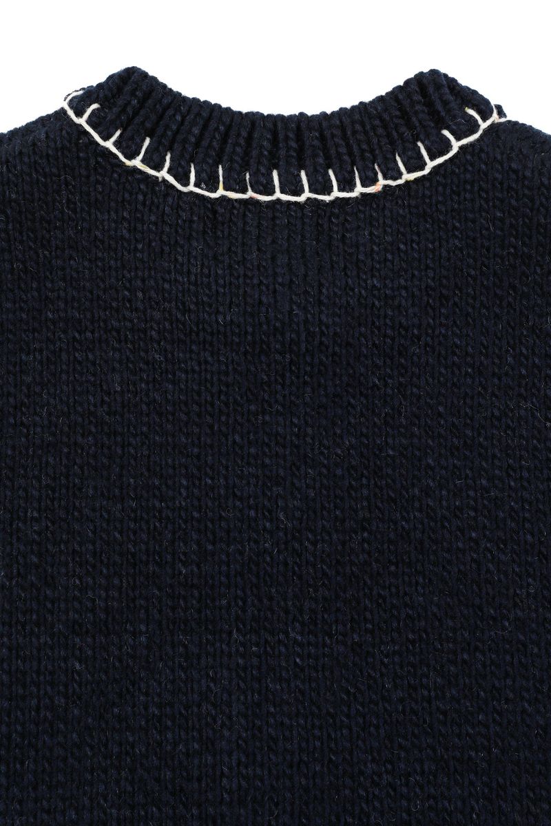 Monet Jacquard Vest [Navy]