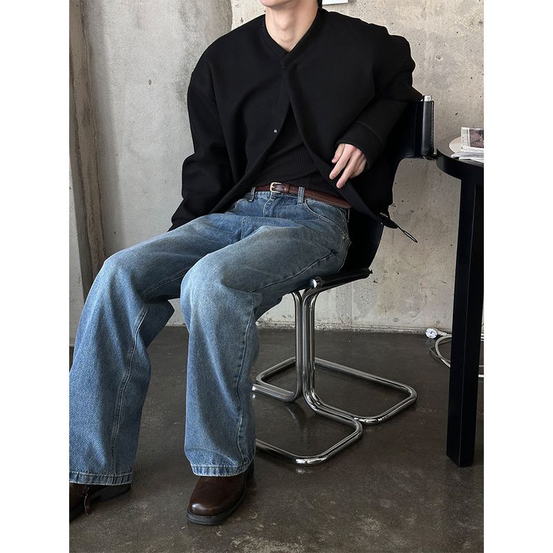[S/S] Soft round neck crop cardigan(4color)