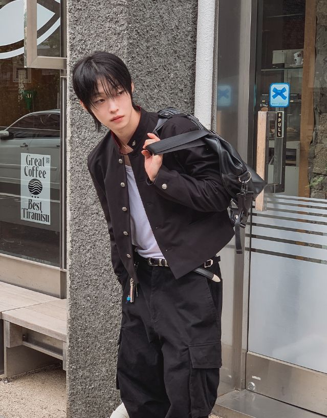 26FW★ [PLAN MADE] Kuroji Metal Gakuran Crop Jacket