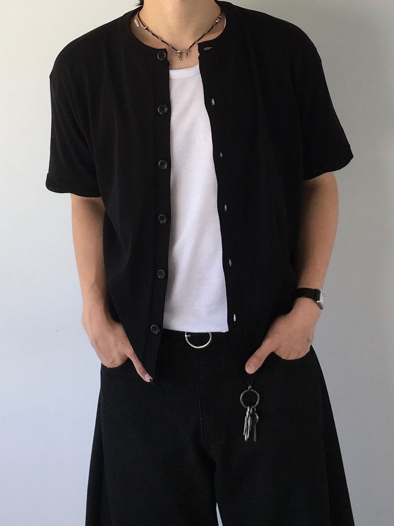 SSROOM(エスエスルーム)の「Belle Blanc Round Short-Sleeved Cardigan 5C(Tops)」