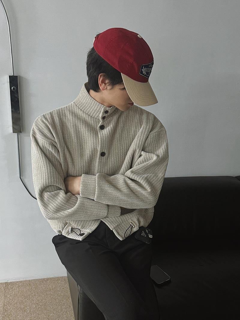 ASCLO(エジュクロ)の「ASCLO String Velour High Neck Cardigan (3color)(Tops)」