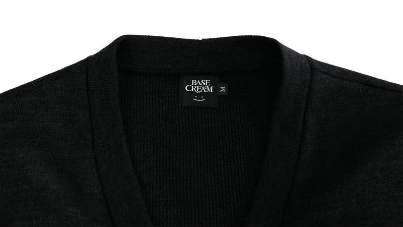 BASECREAM CARDIGAN BLACK