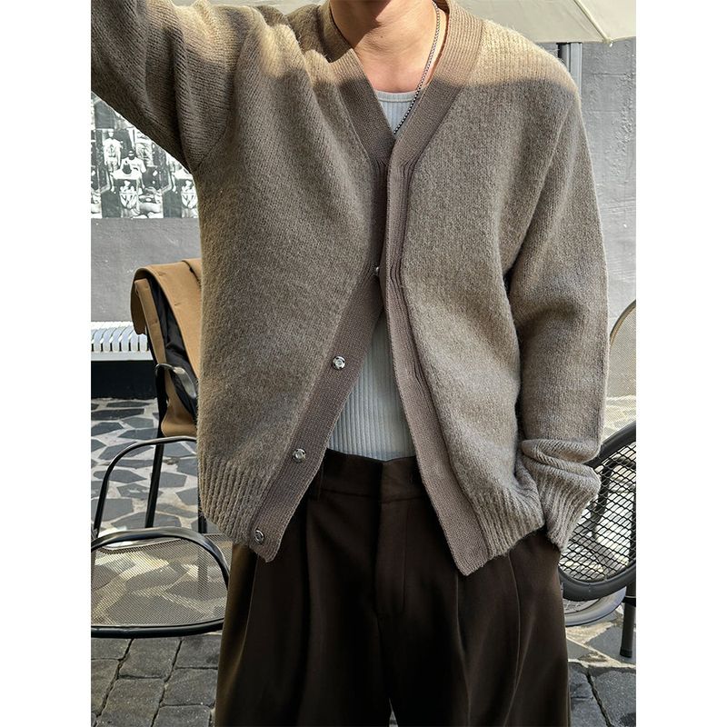 LAURANT（ロラン）の「[F/W] Minimal line wool cardigan(3color)（Tops）」