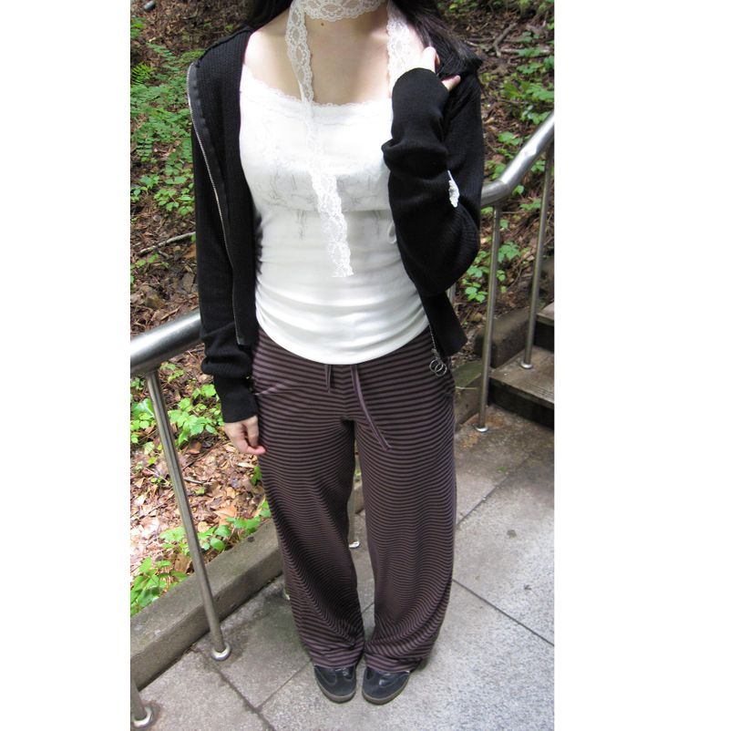Stripe Slim Pants (3c)
