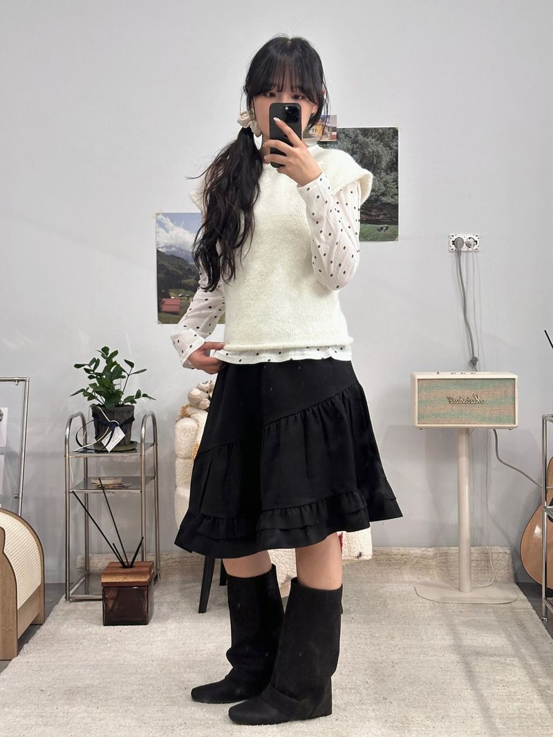 DOT LAYERED T-SHIRT