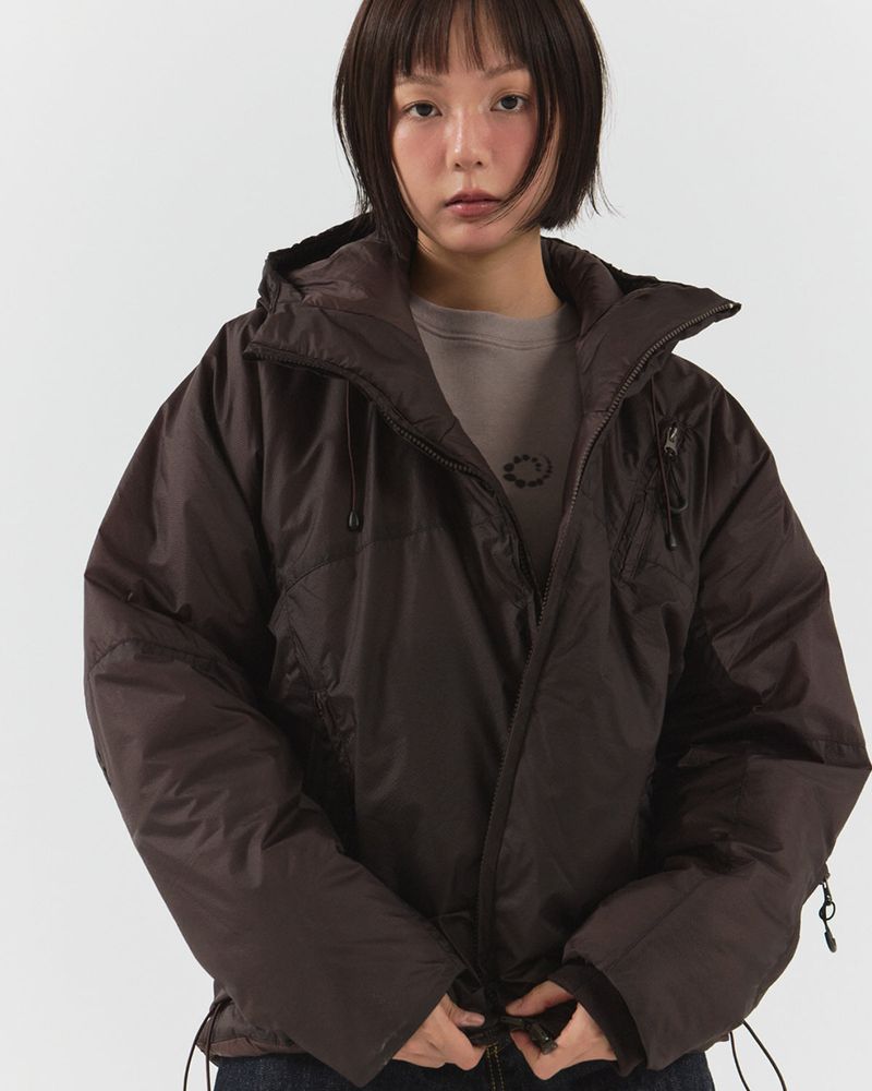 PARAKEET（パラキート）の「Reversible Thinsulate Padded Jumper (Dark Brown)（Jackets/Outerwear）」