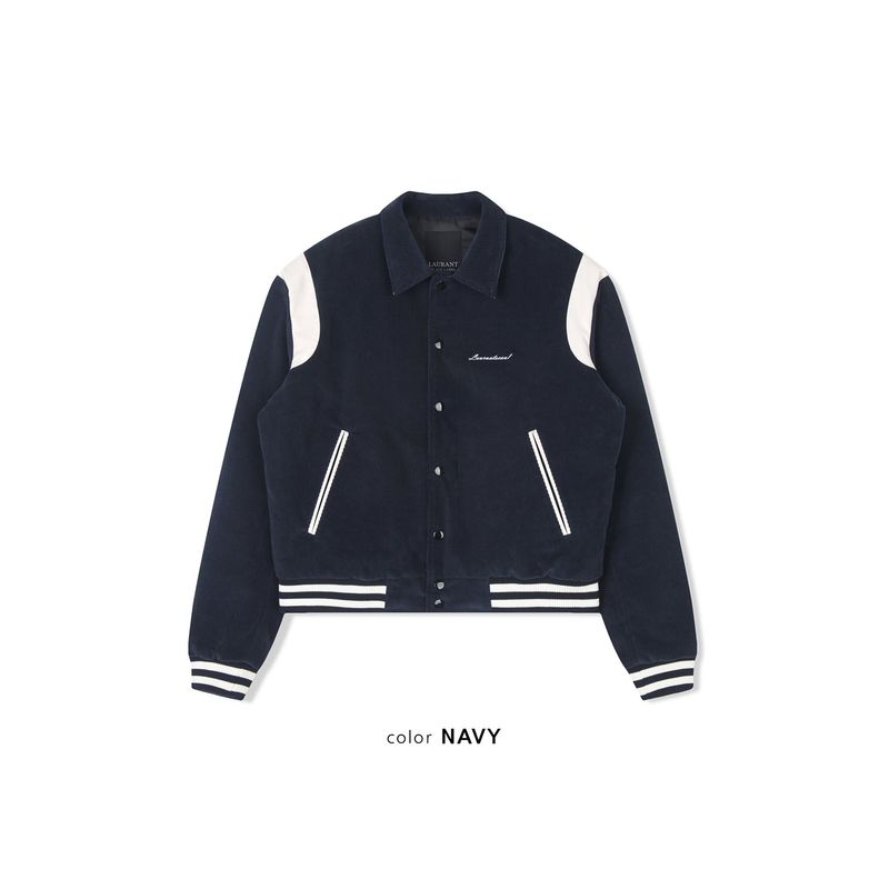 Signature varcity jacket(Navy)