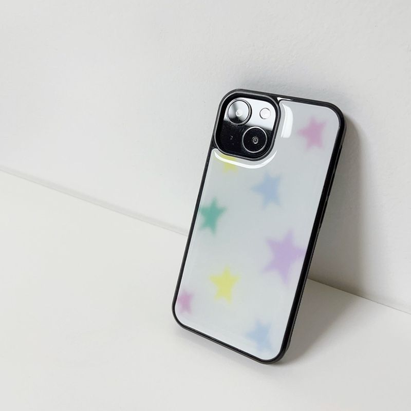 Pastel star epoxy bumper case