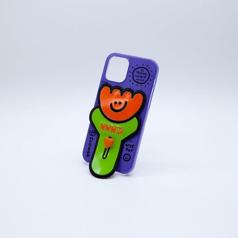 SUN CASE FLOWER PATCH MIDNIGHT PURPLE