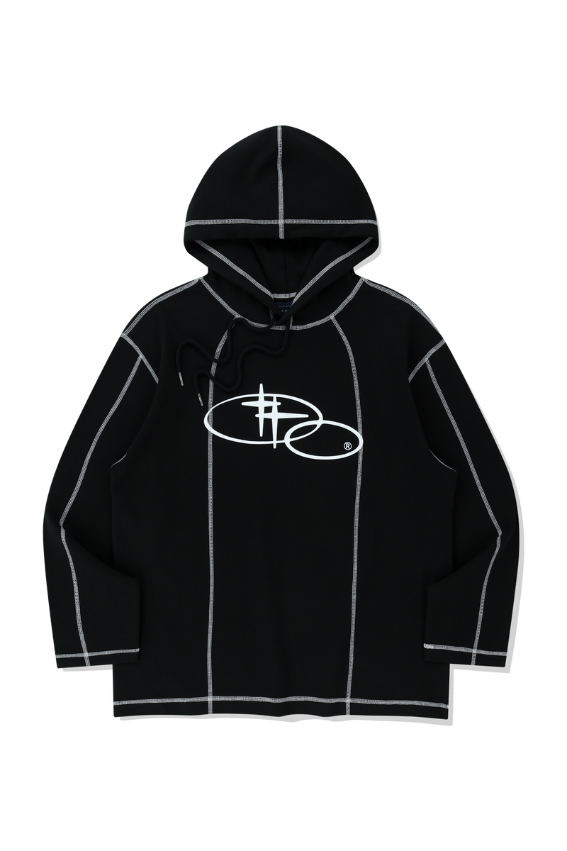 SHINING LOGO STITCH HOODIE
