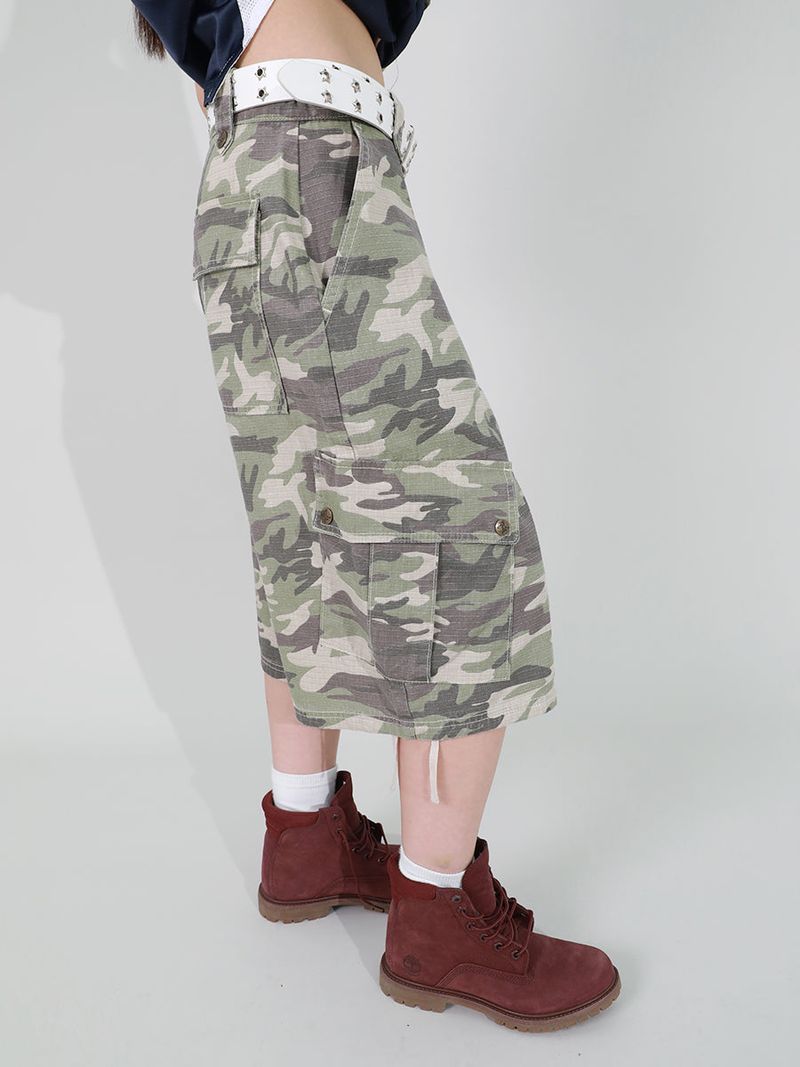 PATTERN CARGO HALF PANTS (CAMO)